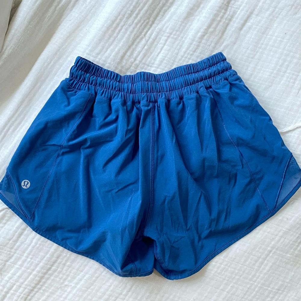 Lululemon Blue Hotty Hot Shorts